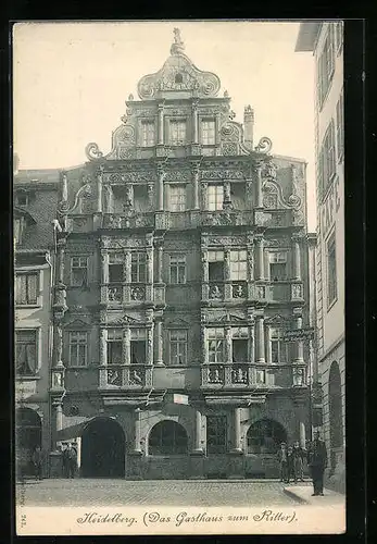 AK Heidelberg, Gasthaus zum Ritter