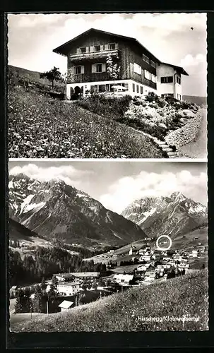 AK Hirschegg /Kleinwalsertal, Hotel Erholungsheim Berghalde