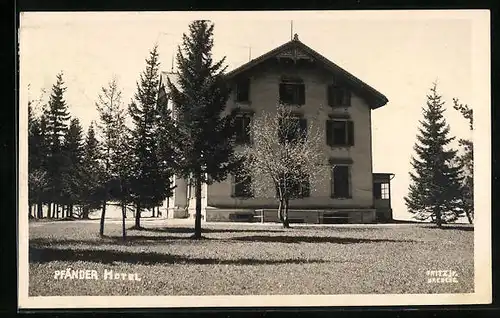 AK Bregenz, Pfänder Hotel