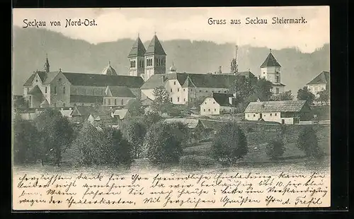 AK Seckau, Totalansicht der Gemeinde