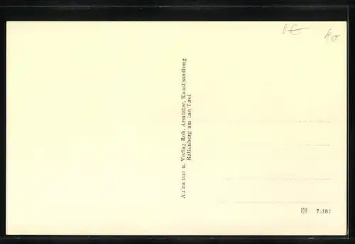 AK Rattenberg am Inn, Strassenpartie mit Geschäften