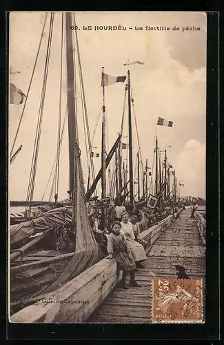 AK Le Hourdel, La flottille de peche