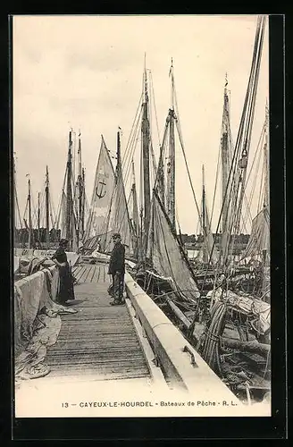 AK Cayeux-le-Hourdel, Bateaux de Peche