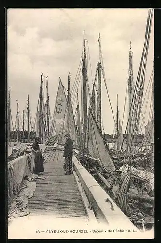 AK Cayeux-le-Hourdel, Bateaux de Peche