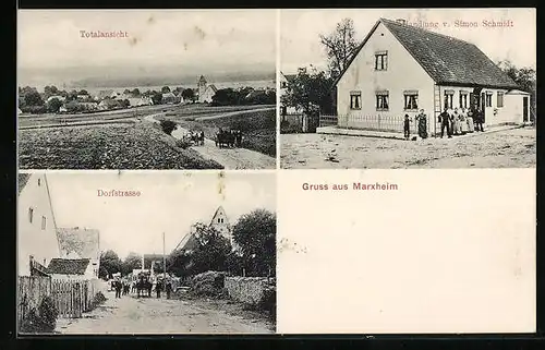 AK Marxheim, Handlung von Simon Schmidt, Dorfstrasse