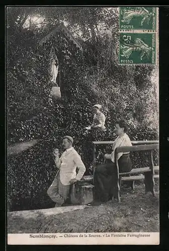 AK Semblancay, Chateau de la Source, La Fontaine Ferrugineuse