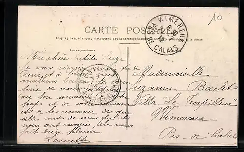 AK Genillé, L`Eglise, coté Nord