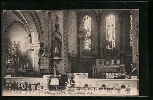 AK Pont-de-Bresnes, Interieur de l`Eglise