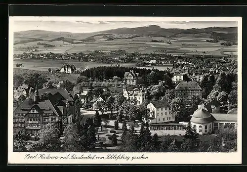 AK Bad Kudowa, Totalansicht mit Hotel Fürstenhof