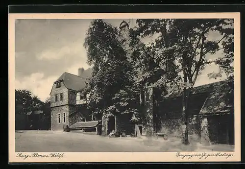 AK Altena, Eingang zur Jugendherberge Burg Altena