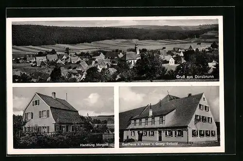 AK Dorsbrunn, Gasthaus zum Kreuz, Handlung Morgott