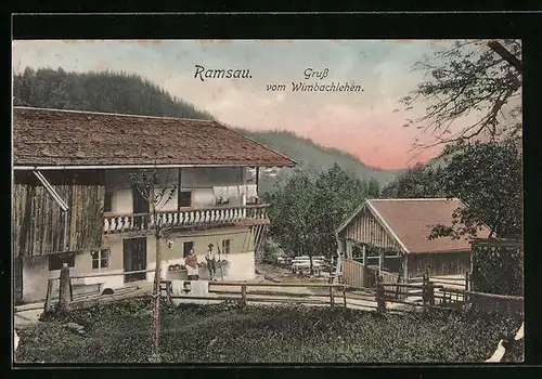 AK Ramsau, Gasthaus zum Wimbachlehen