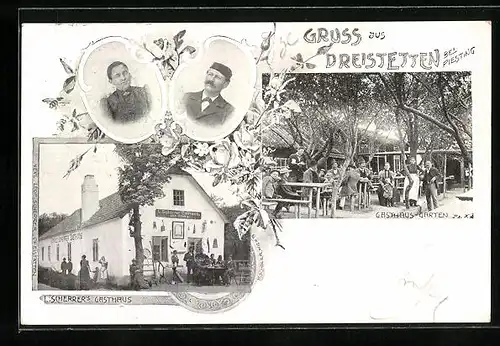 AK Piesting-Dreistetten, L. Scherrer`s Gasthaus