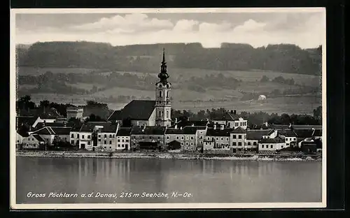 AK Pöchlarn, a. d. Donau, Kirche am Ufer