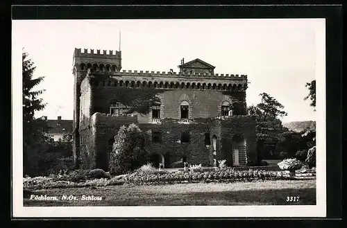 AK Pöchlarn, Blick auf das Schloss