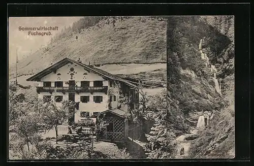 AK Walchsee, Gasthaus Sommerwirtschaft Fuchsgrub