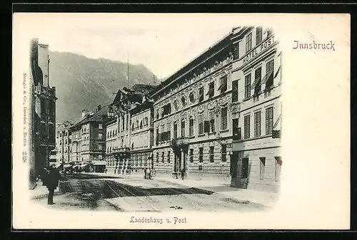 AK Innsbruck, Landeshaus und Post