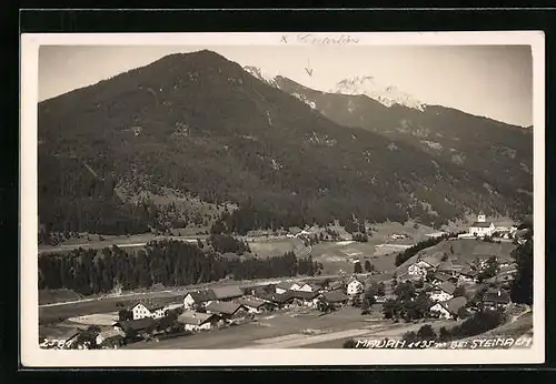 AK Mauern, Panorama mit Bergwald