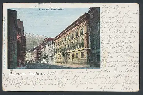 AK Innsbruck, Post- und Landeshaus