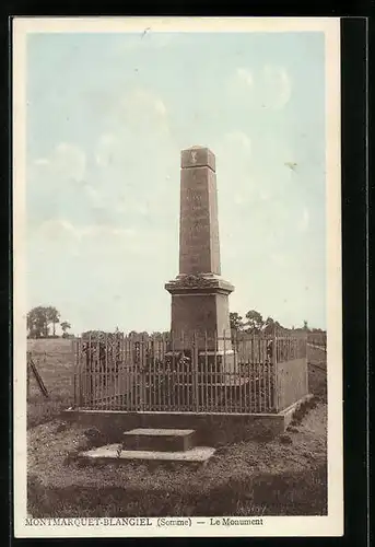 AK Montmarquet-Blangiel, Le Monument