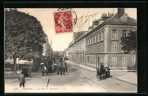 AK Amiens, La Rue de Beauvais