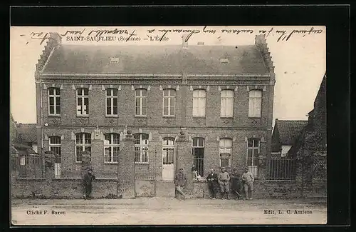 AK Saint-Sauflieu, L`École