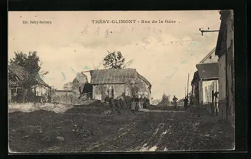 AK Thésy-Glimont, Rue de la Gare