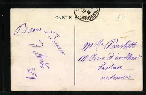 AK Albert, Place de la Gare et Avenue de la Gare