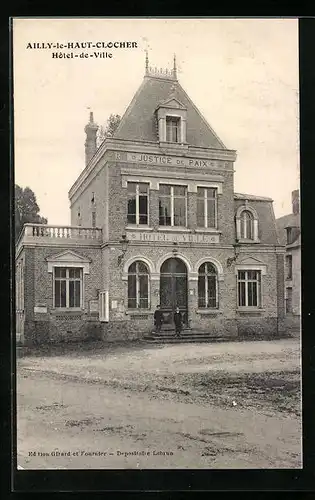 AK Ailly-le-Haute-Clocher, Hôtel-de-Ville