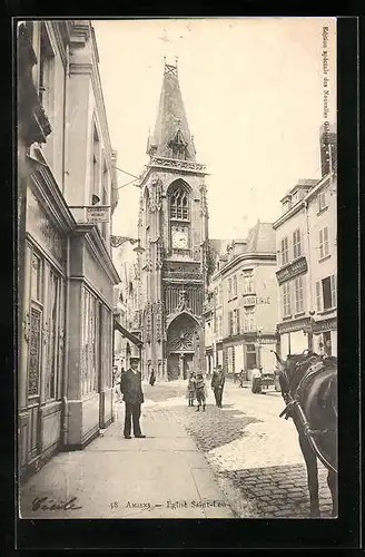 AK Amiens, Eglise Saint-Leu