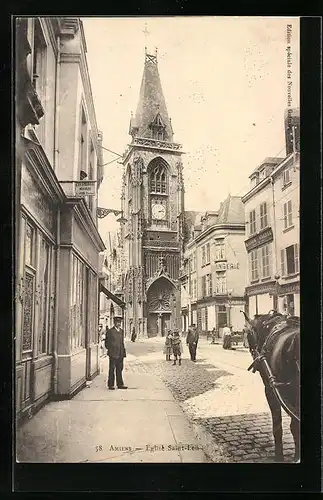 AK Amiens, Eglise Saint-Leu
