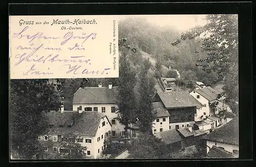 AK Mauth-Haibach, Teilansicht des Ortes