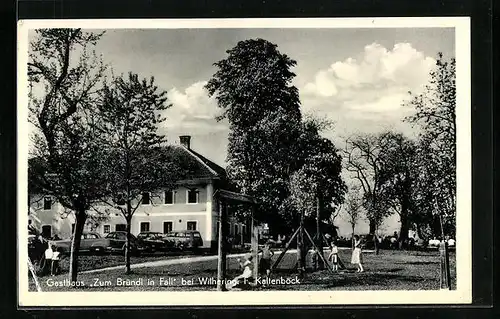 AK Wilhering, Gasthaus Zum Bründl in Fall