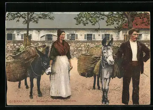 AK Gibraltar, Street Costumes, Hawkers