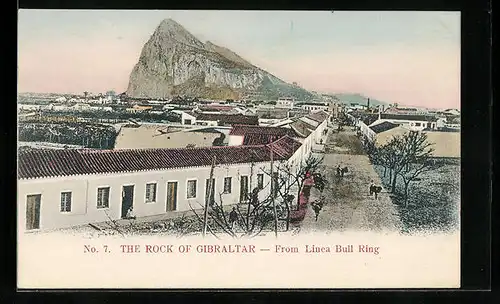 AK Gibraltar, the Rock of Gibraltar, View from Linea Bull Ring