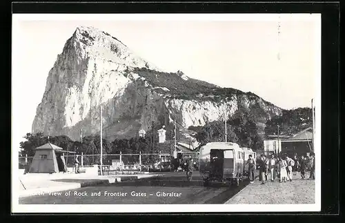 AK Gibraltar, North View of Rock and Frontier Gates