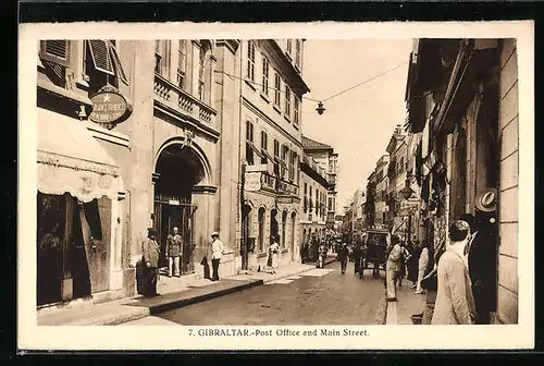 AK Gibraltar, Post Office and Main Street