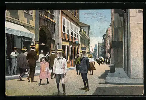 AK Gibraltar, Waterport Street with Post Office