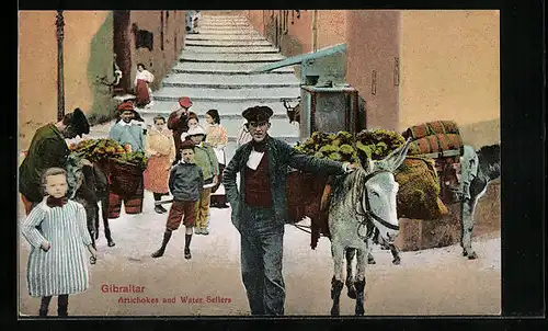AK Gibraltar, Artichokes and Water Sellers