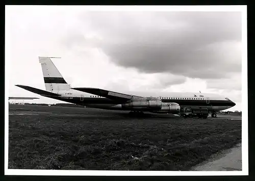 Fotografie Flugzeug Boeing 707, Passagierflugzeug Kennung G-BFBS