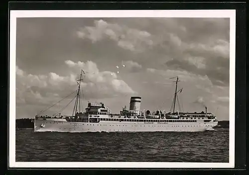 AK Passagierschiff Turbinen Schnelldampfer Kasier mit Passagieren an Deck