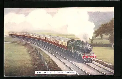 AK The Cornish Riviera Express, englische Eisenbahn