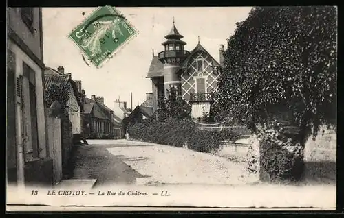 AK Le Crotoy, La Rue du Chateau