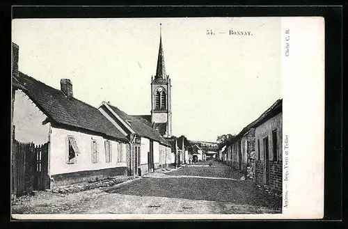 AK Bonnay, Une rue