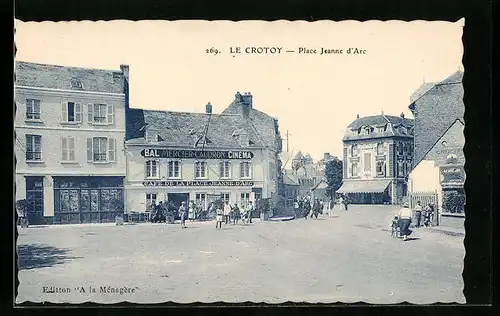 AK Le Crotoy, Place Jeanne d`Arc