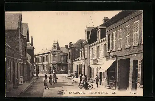 AK Le Crotoy, Rue de la Croix
