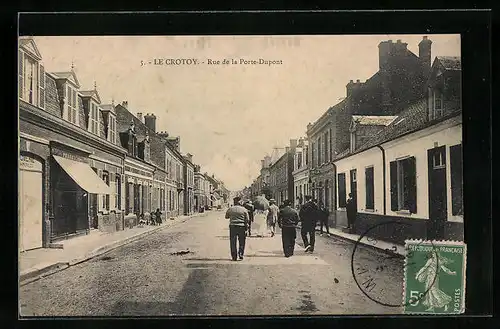 AK Le Crotoy, Rue de la Porte-Dupont