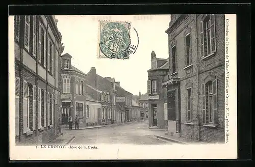 AK Le Crotoy, Rue de la Croix