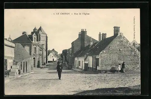 AK Le Crotoy, Rue de l`Eglise
