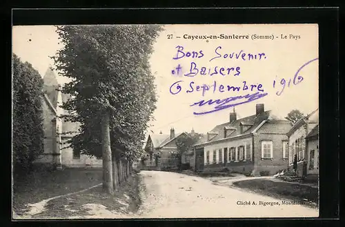 AK Cayeux-en-Santerre, Le Pays